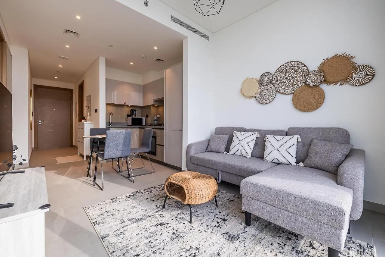Sobha Hartland Waves I 1 Bedroom Apartment I Burj Khalifa View Dubai United Arab Emirates