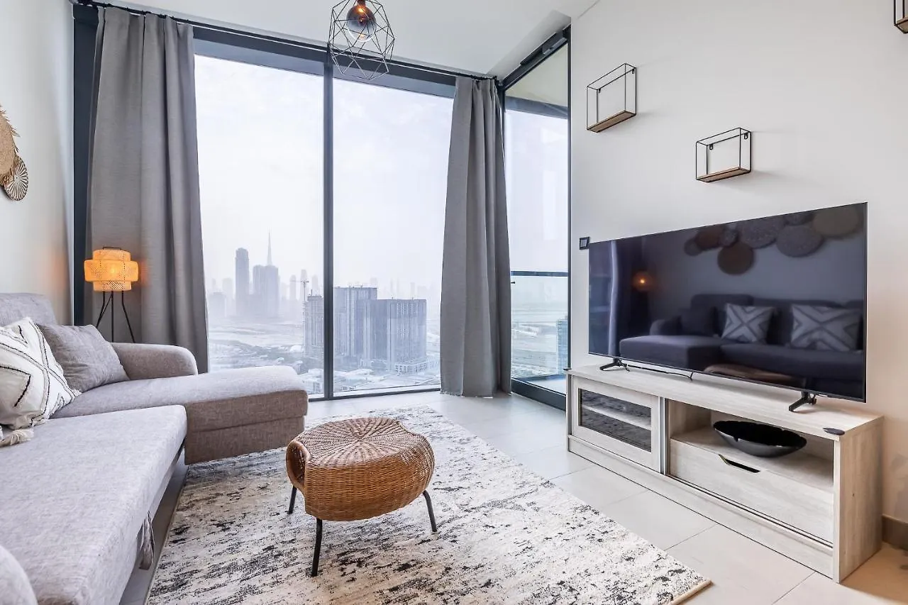 Sobha Hartland Waves I 1 Bedroom Apartment I Burj Khalifa View Dubai Emirados Árabes Unidos