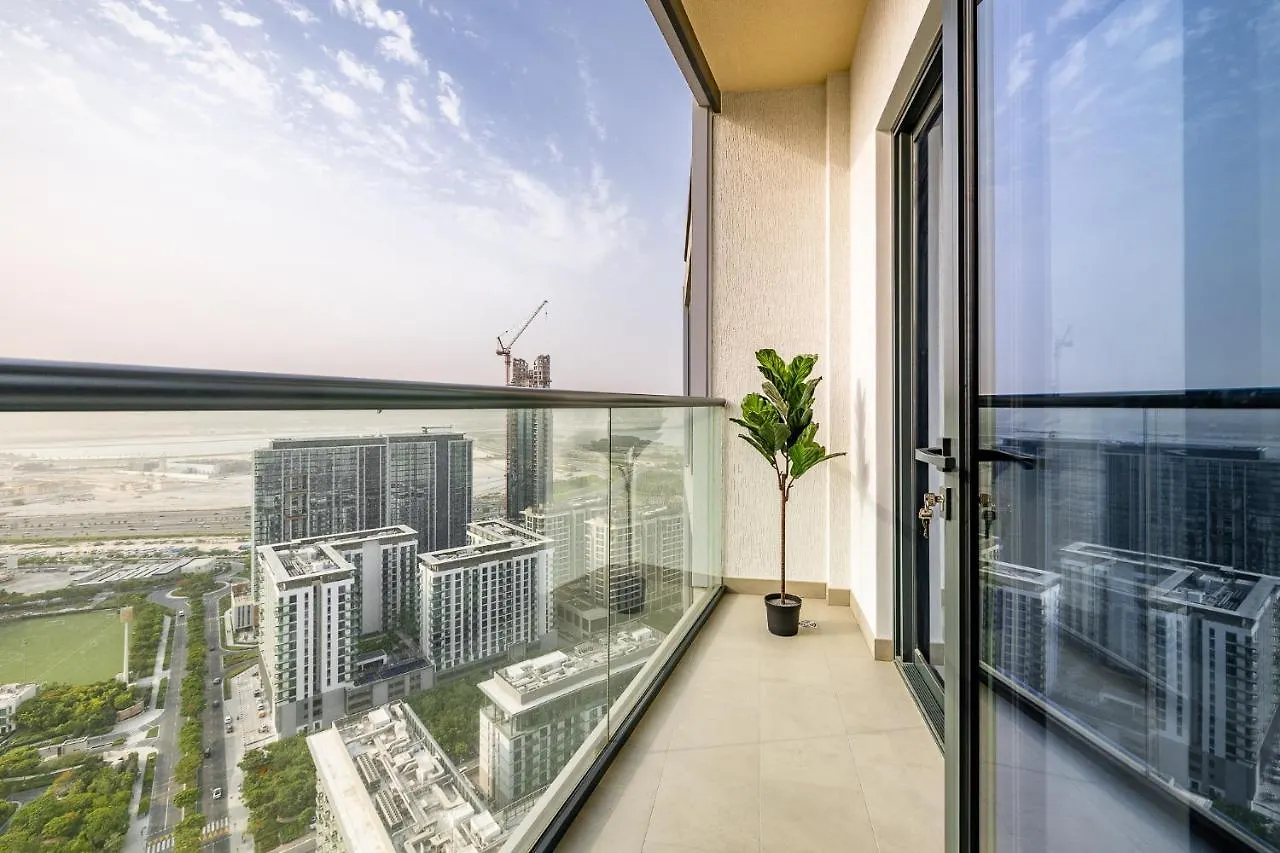 Sobha Hartland Waves I 1 Bedroom Apartment I Burj Khalifa View Dubai 0*,  Emirados Árabes Unidos